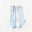 Chaussettes Bébé Blanches Montantes Premium - Design Antidérapant en Coton