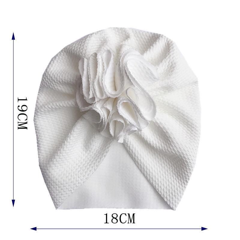 Chapeau Élégant en Fleurs pour Filles - Bonnet Turban pour Tout-Petits