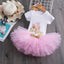 Vestido Moderno de Unicornio para Celebraciones del Primer Cumpleaños