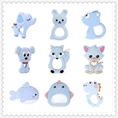 Animal Style Baby Silicone Teether - Food Grade & BPA Free