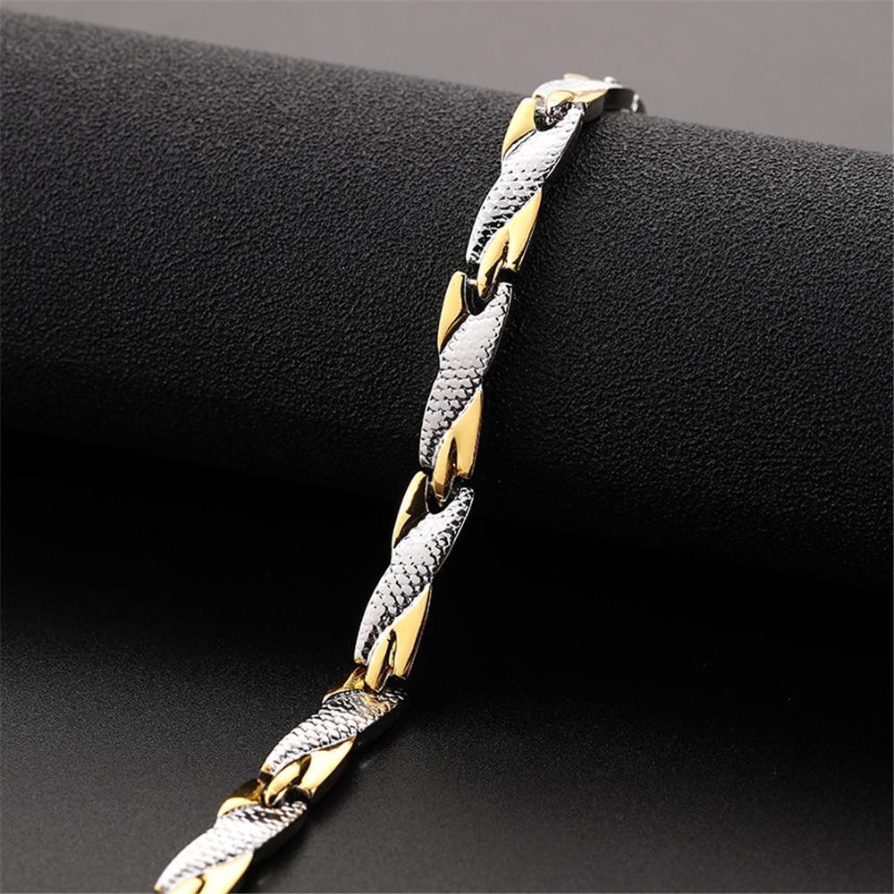 Pulsera Magnética de Lujo Elegante y Retorcida para Todos