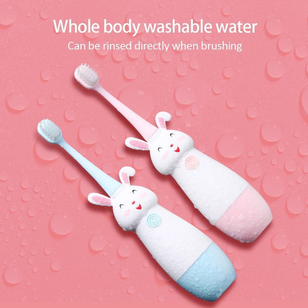 Brosse à dents électrique à motif cartoon pour enfants