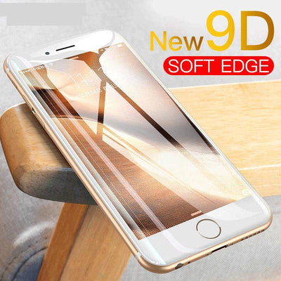 Premium Curved Edge Tempered Glass Screen Protector for iPhone