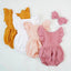 Elegant Cotton Baby Bodysuit for Girls - Summer One-Piece