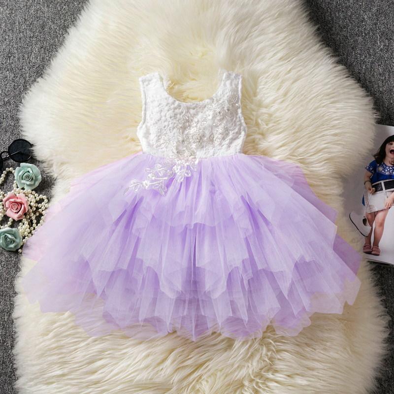 Luxury Modern Flower Newborn Baby Dress