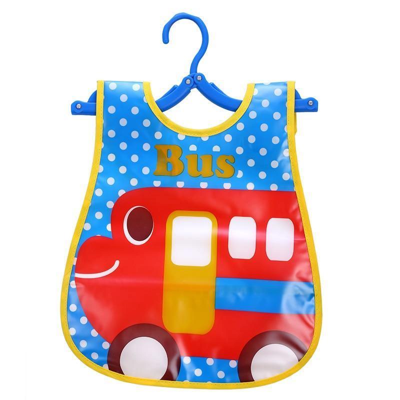 Bavoirs en Cartoon Ajustables pour Bébé - Tissu Imperméable