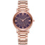 Montre de Luxe Femme en Or Rose STEVVEX avec Accents en Diamant