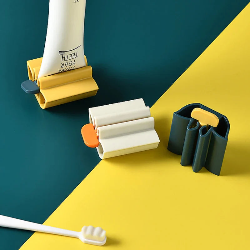 Presse-tube et distributeur de dentifrice coloré pour enfants