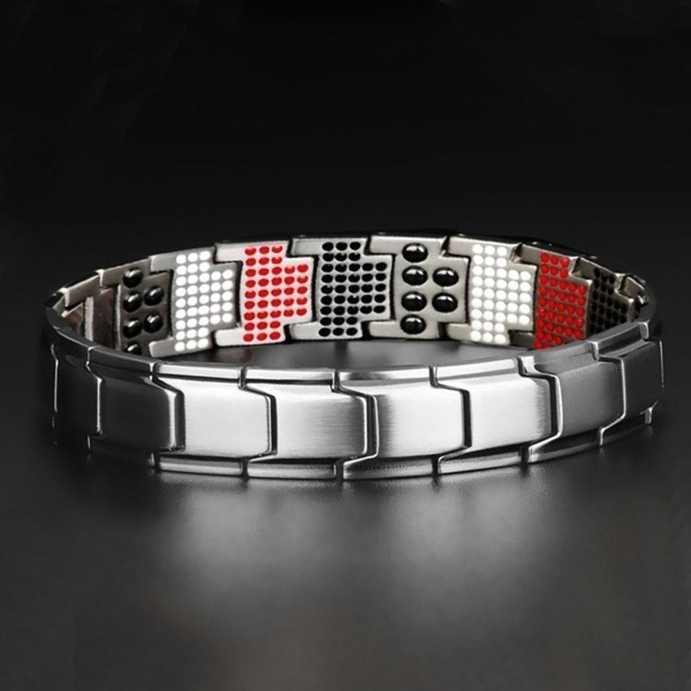 Modern Men's Adjustable Magnetic Bracelet