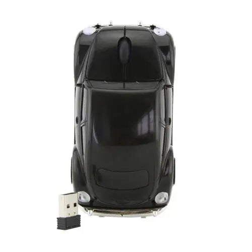 Funny Car Shape Ergonomic Wireless Mouse with Receiver For PC Laptop Gaming mouse Mini Car mouse game mouse 2.4GHz - Korvel