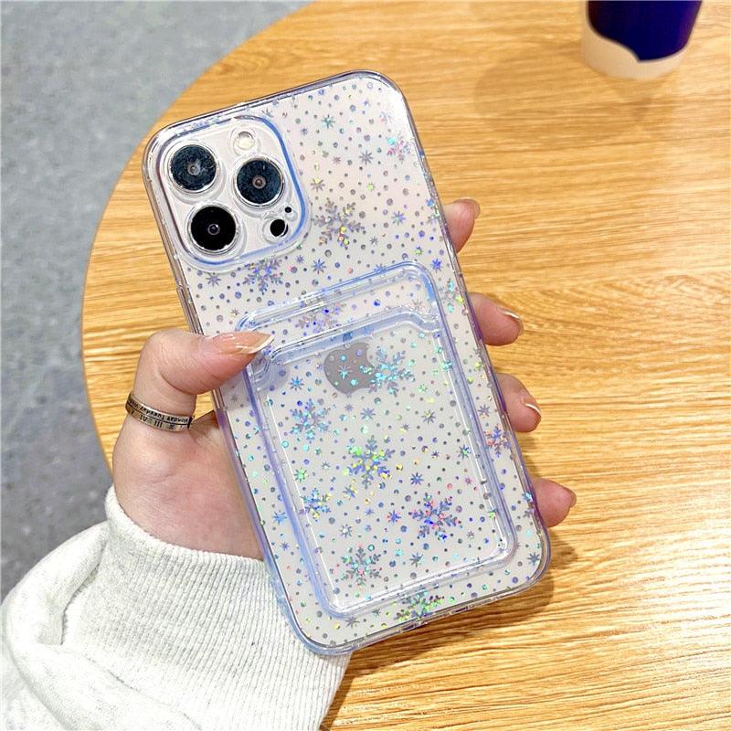 Funda de Cartera para iPhone Gradient Women Love
