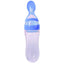 Botella de Alimentación de Silicona para Bebés con Cuchara - 90ml