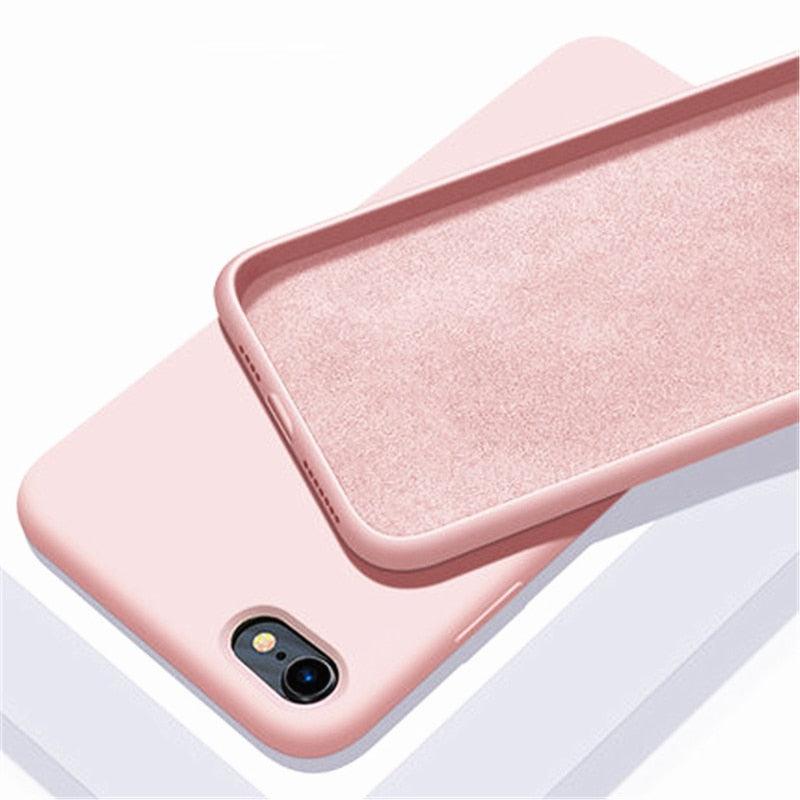 Funda de Protección Completa de Tacto Suave para iPhone