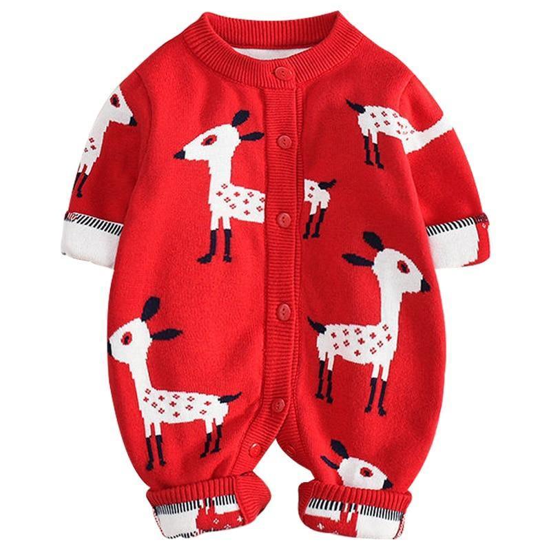 Adorable Baby Christmas Romper Jumpsuit