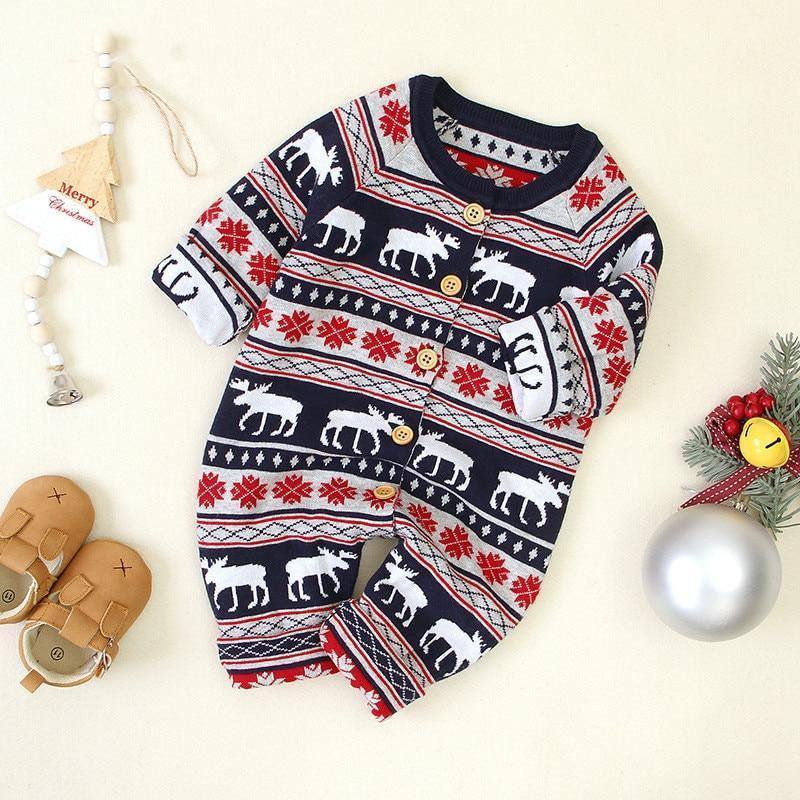 Adorable Baby Christmas Romper Jumpsuit