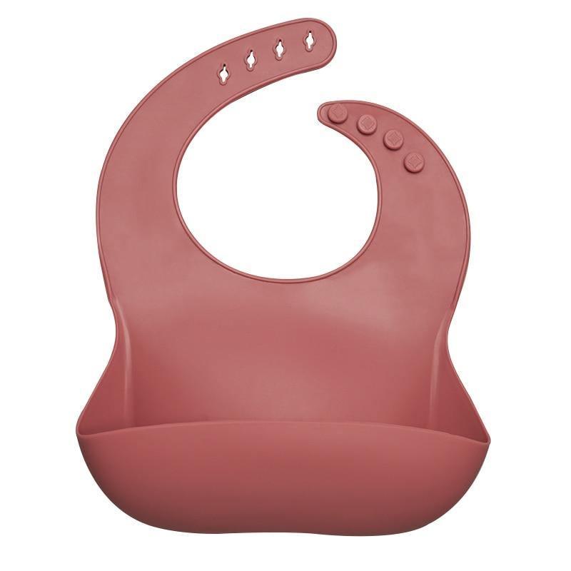 Bib de Silicona para Bebés con Pocket para Comida - Impermeable y Fácil de Limpiar
