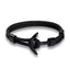 Bracelet Ancre en Acier Inoxydable de Luxe pour Hommes