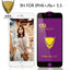 Protector de Pantalla de Vidrio Templado de 3 Piezas para Modelos de iPhone