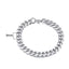 Men's Gold Tone Curb Link Bracelet - Stainless Steel Elegance