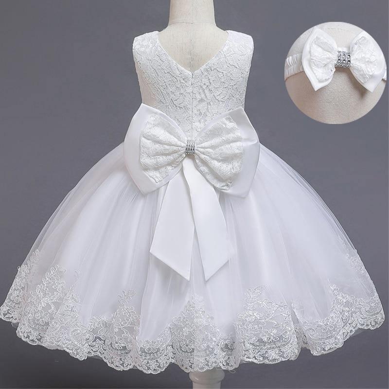 Robe de Princesse de Luxe Fait Main avec Nœud