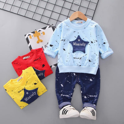 Luxury Baby Boys Camouflage Tracksuit Set - 2 Pieces