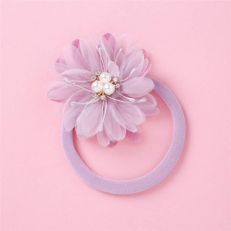 Elegant Handmade Baby Girl Hair Band with Rhinestone Crown - Perfect for Infants - Korvel