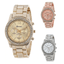 Montre classique de luxe en rhinestones pour femmes