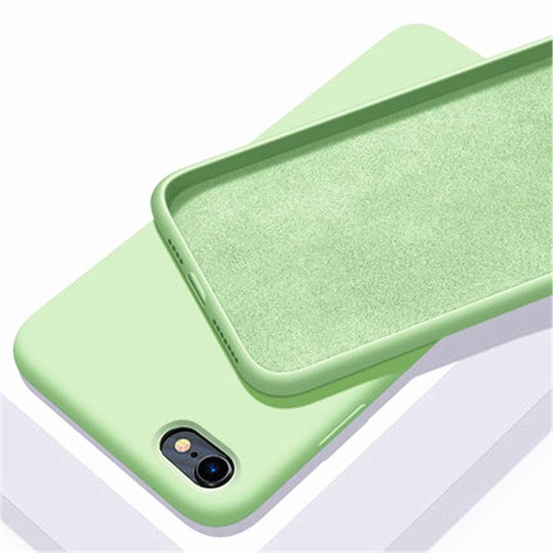 Funda de Protección Completa de Tacto Suave para iPhone