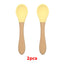 Baby Silicone Tableware Strong Sucker Water Bowl Spoon Set Children Suction Bowl Baby Food Bowl Baby Feeding Tableware - Korvel
