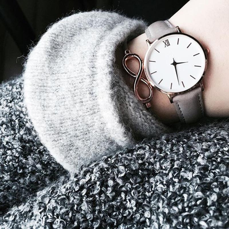 Montre Quartz en Cuir Élégante pour Femmes STEVVEX