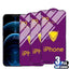 Protector de Pantalla de Vidrio Templado de 3 Piezas para Modelos de iPhone