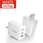 30W Ultra-Fast QC 3.0 Multi-Port USB Wall Charger for Mobile Devices - Korvel