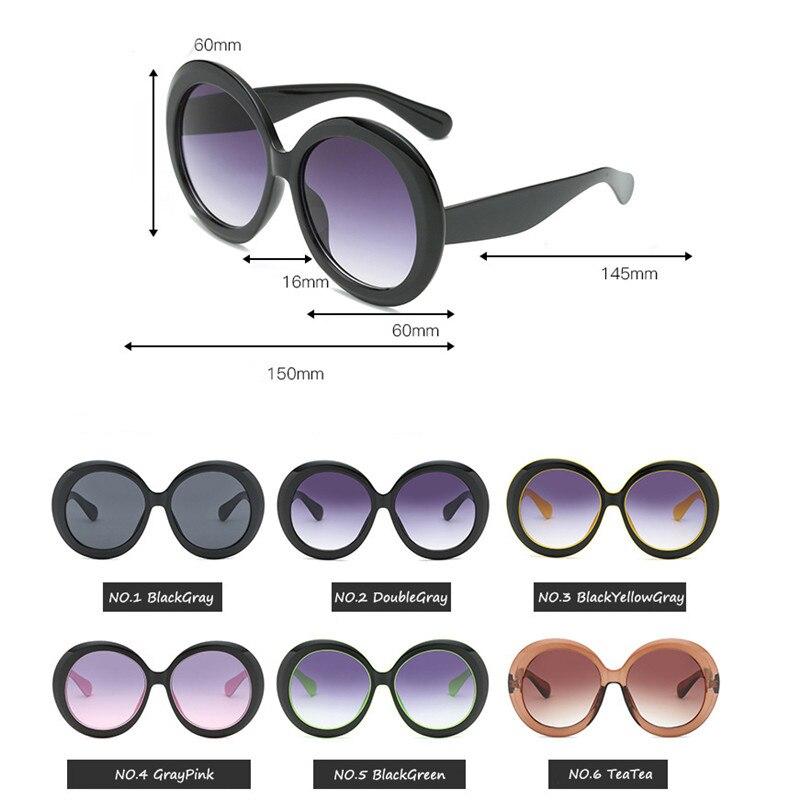 Luxury Round Oversized Vintage Sunglasses for Women