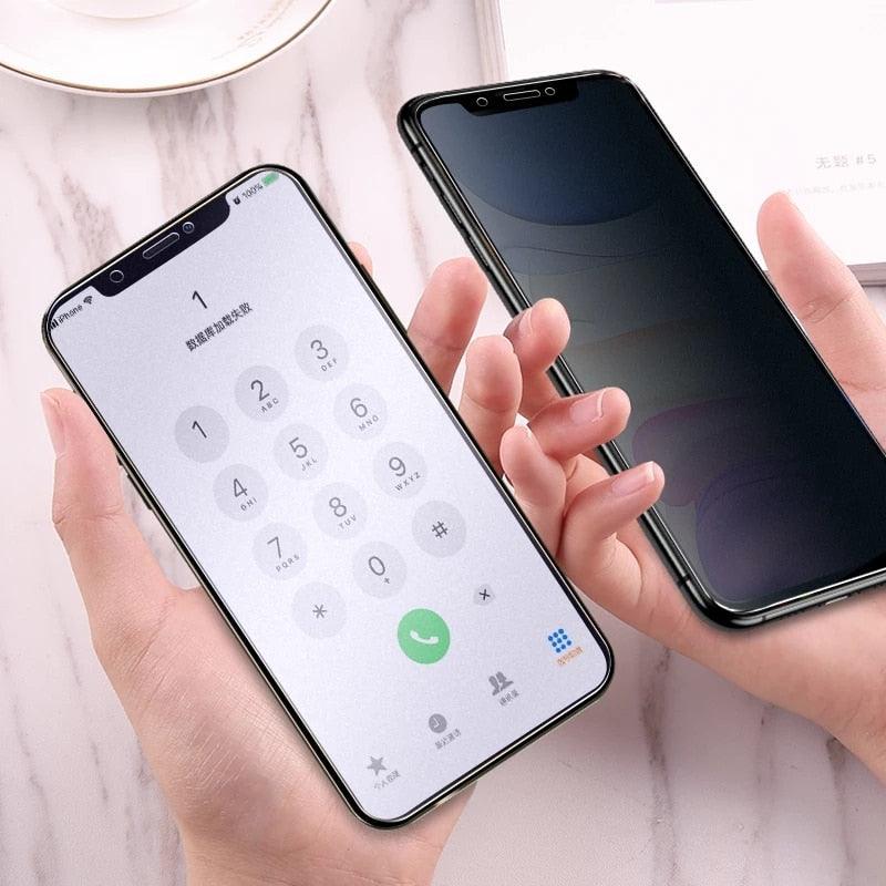 Protecteur d'écran anti-espion HD mat pour iPhone