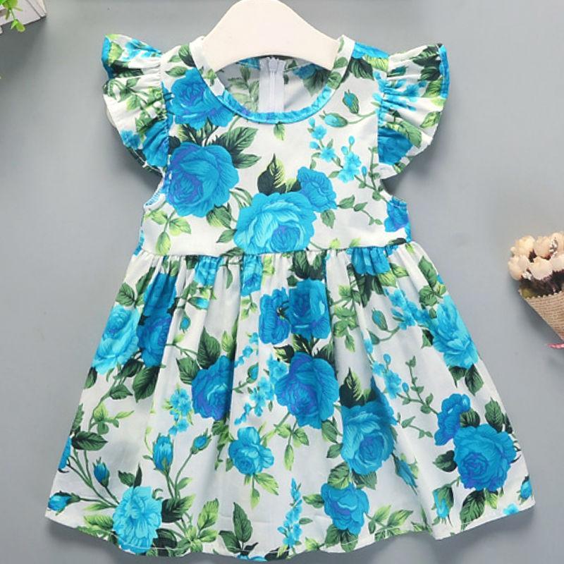 Colorful Handmade Summer Dress for Baby Girls (0-5 Years)