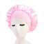 1pc Adjust Solid Satin Bonnet Hair Styling Cap Long Hair Care Women Night Sleep Hat Silk Head Wrap Shower Cap Hair Styling Tools - Korvel