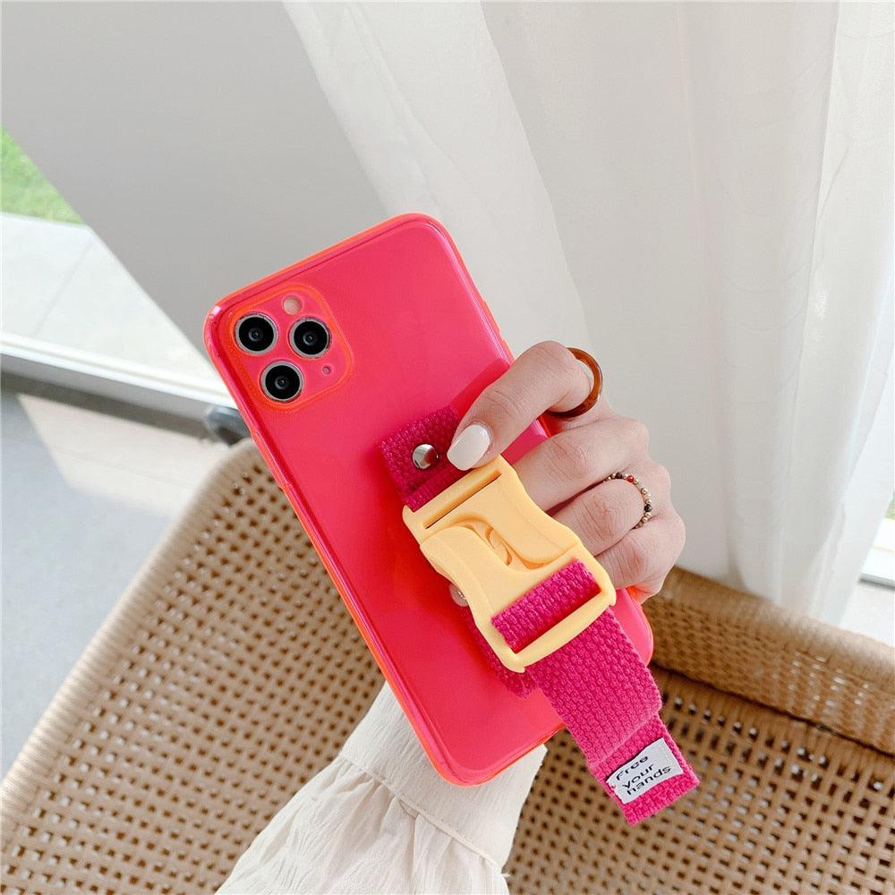 Fluorescent Sports Smartphone Case for iPhone - Soft Silicone Cover