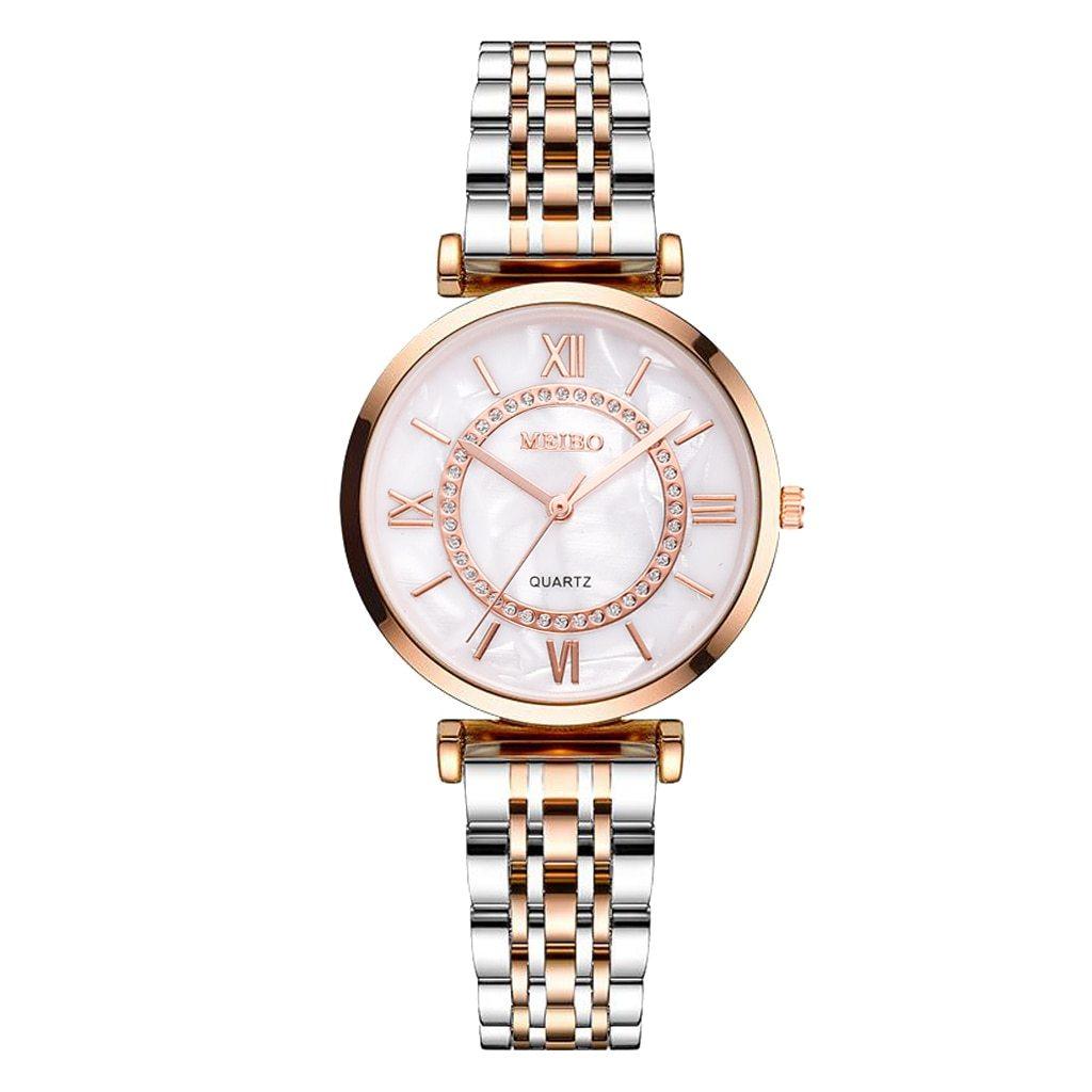 Montre Bracelet en Cristal de Luxe pour Femmes