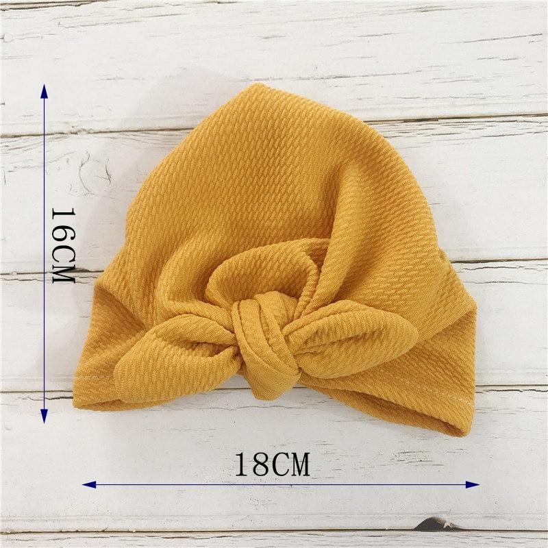 Chapeau Élégant en Fleurs pour Filles - Bonnet Turban pour Tout-Petits