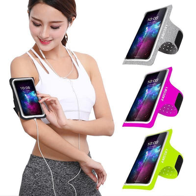 Running Gray Armband Sport Phone Case for Active Lifestyles