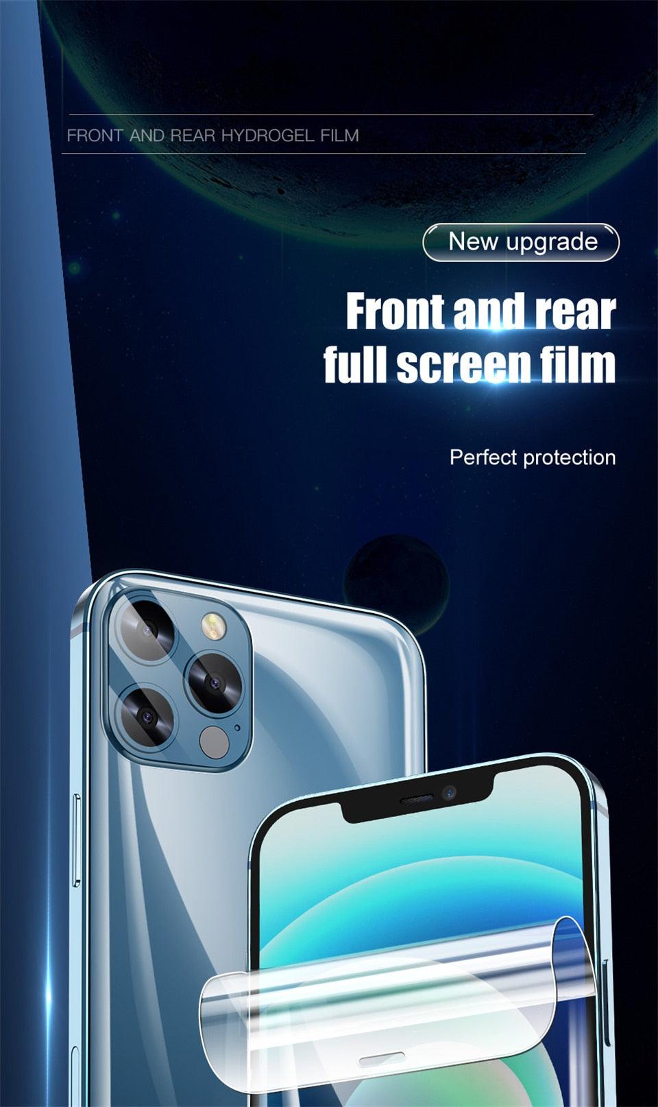 Full Cover Hydrogel Film for iPhone - Premium Screen Protection