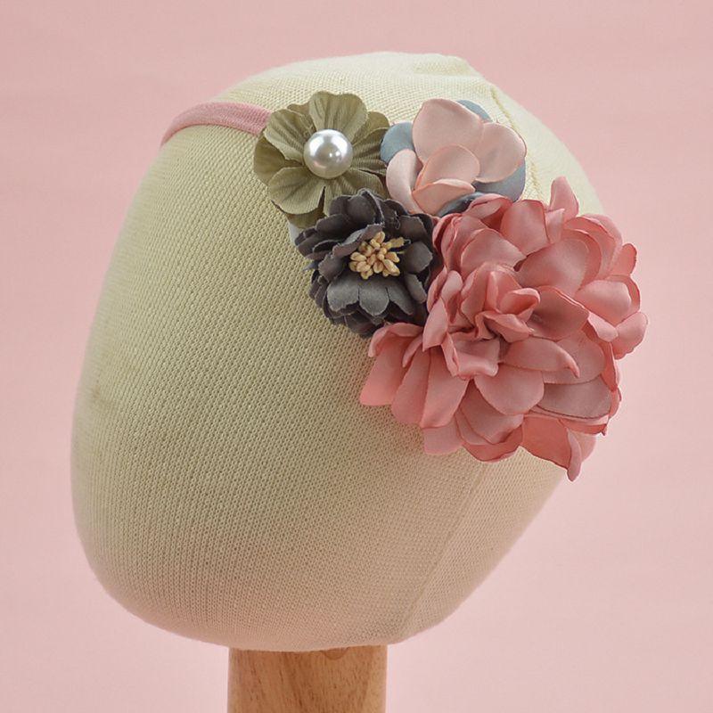 Diademas Florales de Lujo Hechas a Mano para Niñas Bebés
