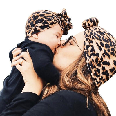 Luxury Cotton Turban Hat for Newborns and Moms