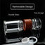 Portable Double Wall Glass Tea Mug Coffee Travel Cup Infuser Drink Bottle Tumbler Drinkware Eco-Friendly - Korvel