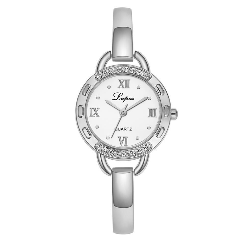 Montre Bracelet Élégante en Métal pour Femmes