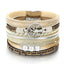 Elegant Handmade Leather Wrap Bracelet with Tree of Life Charm for Men and Women - Korvel