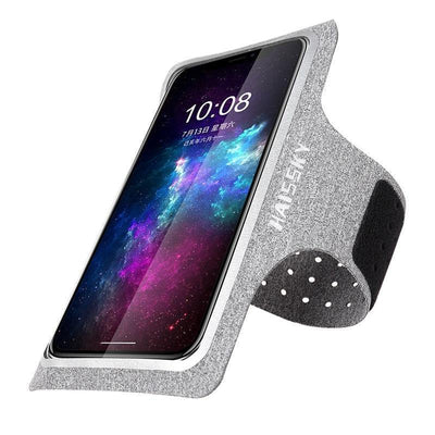 Running Gray Armband Sport Phone Case for Active Lifestyles