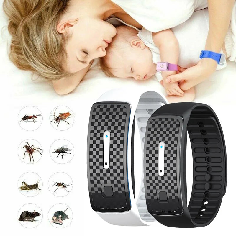 M30 Electronic Mosquito Repellent Bracelet Portable Watch Ultrasonic Physical Insect Pest Repeller Wristband Outdoor Dropship - Korvel