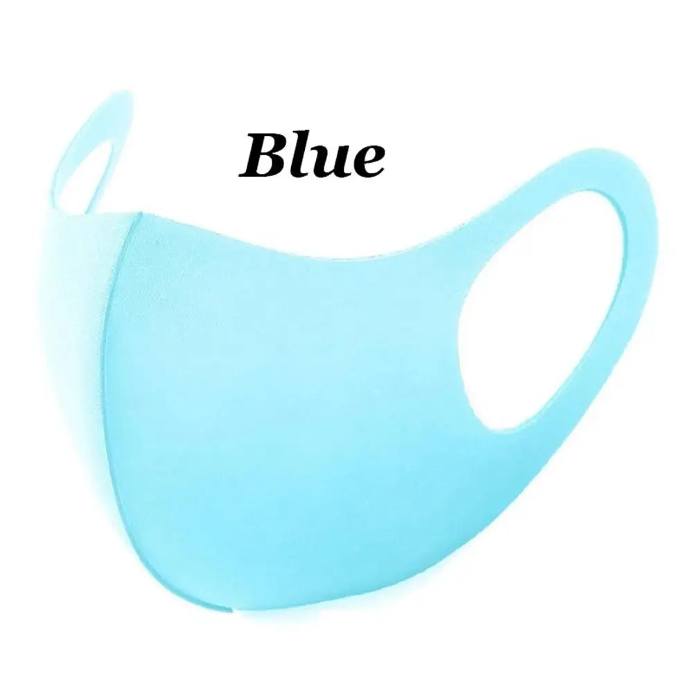 1PC Mouth Mask PM2.5 Anti Haze Black Dust Mask Nose Filter Windproof Muffle Bacteria Fabric Cloth Respirator Face Care - Korvel