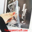 Coque de téléphone en silicone flexible et transparent mignonne pour iPhone